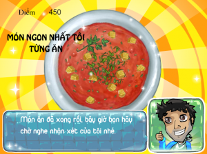 Game học nấu súp chay - game hoc nau sup chay