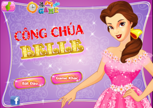 game công chúa belle