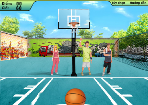 game thử thách bóng rổ 